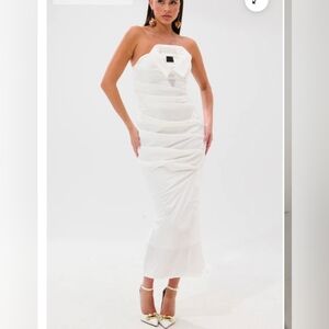 TAILORED TO YOU MIDI DRESS - XL